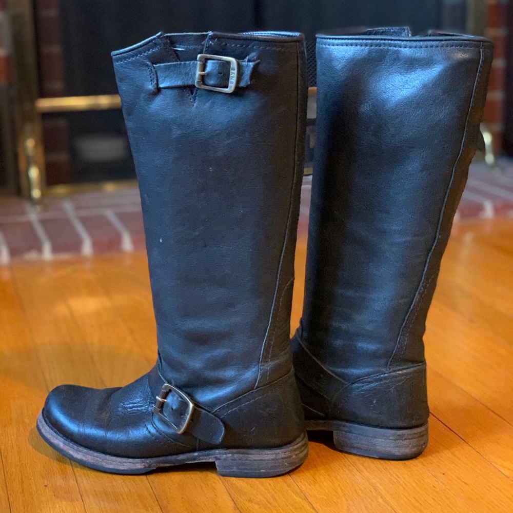 Frye Melissa Tall Moto Boots